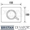 Bristan Prism 3Way Diverter Dimensions